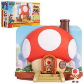 Figurki dla dzieci - Super Mario Bros Domek Toada Zestaw Do Zabawy Deluxe Z Figurkami - miniaturka - grafika 1