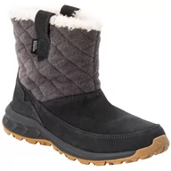 Kozaki damskie - Buty zimowe damskie Jack Wolfskin Queenstown Texapore Boot W Rozmiar butów (UE): 37 / Kolor: czarny/szary - miniaturka - grafika 1