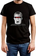 Koszulki męskie - T-SHIRT MĘSKI Z NADRUKIEM PREZENT KEVIN ŚWIĄTECZNA KOSZULKA CZARNA R-S A433 - miniaturka - grafika 1