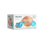 Suplementy naturalne - Novativ Omega 3 D3+K2, 60kaps. - miniaturka - grafika 1