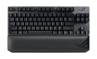 ASUS ROG Strix Scope RX TKL Wireless Deluxe klawiatura USB + RF Wireless + Bluetooth AZERTY Francuski Czarny 90MP02J0-BKFA00 - Klawiatury - miniaturka - grafika 1