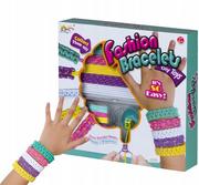 Prace ręczne dla dzieci - Kreatywny Zestaw Do Wyplatania Bransoletek - miniaturka - grafika 1