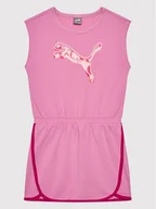 Sukienki i spódniczki dla dziewczynek - Puma Sukienka codzienna Alpha 846940 Różowy Relaxed Fit - miniaturka - grafika 1