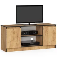 Szafki RTV - Szafka RTV 120 cm pod telewizor - dąb craft - miniaturka - grafika 1