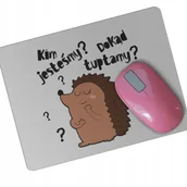 Podkładki pod mysz - Podkładka pod mysz myszkę z jeżem JEŻ śmieszna mem - miniaturka - grafika 1