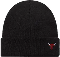 Czapki damskie - Czapka zimowa NEW ERA Chicago Bulls NBA Mini Logo Cuff Knit Beanie - miniaturka - grafika 1