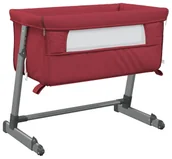 Łóżeczka i kojce - Czerwone łóżeczko niemowlęce z regulowaną wysokością C2-A45 - miniaturka - grafika 1