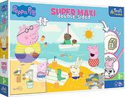 Puzzle - Puzzle dla dzieci Super Maxi Double Sided - Radosny dzień Peppy wiek 3+ - miniaturka - grafika 1