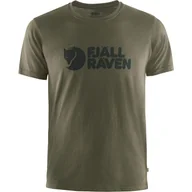 Koszulki sportowe męskie - Koszulka męska Fjällräven Logo T-shirt M Rozmiar: M / Kolor: zielony - miniaturka - grafika 1