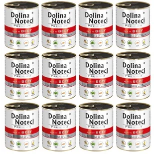 Dolina Noteci Premium Adult bogata w wołowinę puszka 12x800 g - Mokra karma dla psów - miniaturka - grafika 1