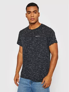 Koszulki męskie - Pepe Jeans T-Shirt Paul 4 PM508110 Czarny Regular Fit - grafika 1