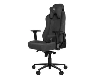 Arozzi fotel na kółkach Vernazza Soft Fabric ciemnoszary VERNAZZA SFB DG) - Fotele gamingowe - miniaturka - grafika 1