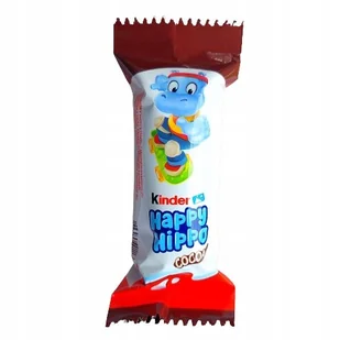 Kinder Happy Hippo Cocoa Kakaowe 20,7g - Desery dla dzieci Kinder Happy Hippo Cocoa Kakaowe 20,7g - Desery dla dzieci - miniaturka - grafika 1