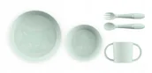 Zestawy naczyń dla dzieci - ZASTAWA STOŁOWA dla Dziecka 5-częściowy okrągły Dolce - Miętowy - miniaturka - grafika 1