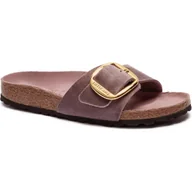 Klapki i japonki damskie - Birkenstock Skórzane klapki Madrid - miniaturka - grafika 1