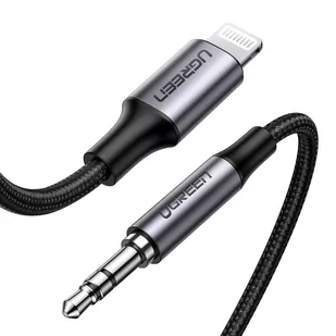 UGREEN kabel przewód audio AUX MFI Lightning - 3,5 mm mini jack 1 m szary (70509) 70509 - Kable USB - miniaturka - grafika 2