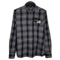 Koszule męskie - Koszula męska Hackett London Plaid Essential Logo bawełniana w kratkę-L - miniaturka - grafika 1