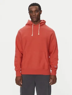 Champion Bluza 220705 Czerwony Relaxed Fit - Bluzy męskie - miniaturka - grafika 1