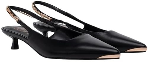 REPLAY Damskie czółenka Alder Platinum, 003 Black, 41 EU, 003 Black, 41 EU