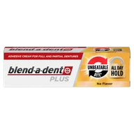Higiena protez i aparatów ortodontycznych - Blend-a-dent Plus, klej do protez w kremie, Unbeatable Hold, 40 ml - miniaturka - grafika 1