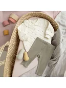 Bluzy i sweterki niemowlęce - COOL CLUB 2-częściowy zestaw w kolorze kremowo-oliwkowym - miniaturka - grafika 1