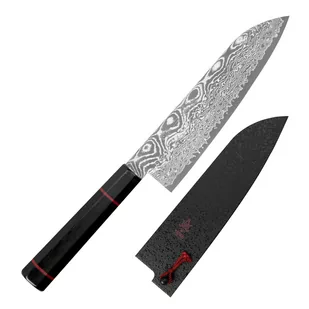 Kanetsune Namishibuki SG-2 Nóż Santoku 18 cm + Saya - Noże kuchenne - miniaturka - grafika 1