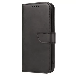 Etui Pokrowiec z Klapką Braders Case do Xiaomi Redmi Note 10 Pro czarny - Etui i futerały do telefonów - miniaturka - grafika 1