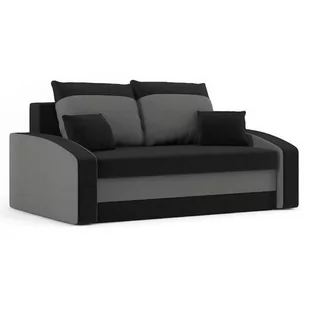 Sofa rozkładana z funkcją spania, Hewlet, 152x90x80 cm, czarny, szary - Sofy i kanapy - miniaturka - grafika 1