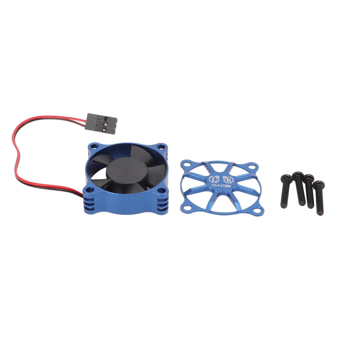 Wentylator chłodzący silnik 35x35mm stop aluminium szybko chłodzący RC Ca.