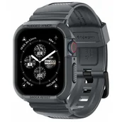 Akcesoria do smartwatchy - Pasek SPIGEN Rugged Armor Pro do Apple Watch 4/5/6/7/8/9/SE (44/45mm) Grafitowy - miniaturka - grafika 1
