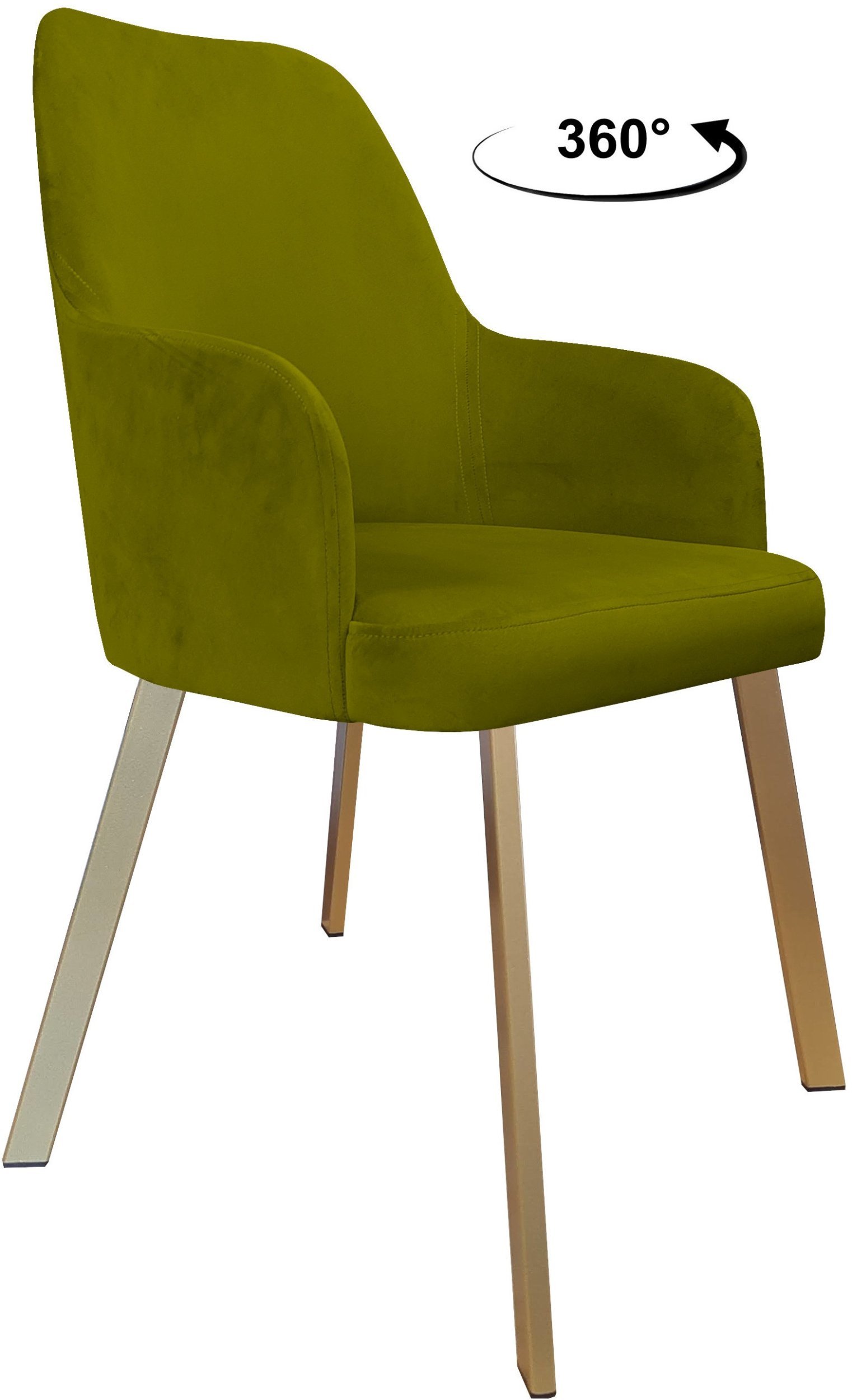 Krzesło obrotowe WESTA noga Profil złota BL75