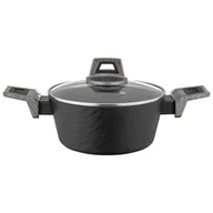 Garnki - Garnek aluminiowy Japandi z pokrywką 24 cm 3,1 l - miniaturka - grafika 1