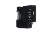 Etykiety do drukarek - Dymo JetWorld Taśma D1 Biały na Czarnym 9mm x 7m LM100 LM100Plus LM100Series LM120P LM280 LM300 LM350 LM350D LM350Series LM360D LM400 LM420P LM450 JWT-D40921N - miniaturka - grafika 1