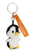 Plecaki - Breloczek Pingwin "Good Luck" 5cm czarny - Pluszowy towarzysz przytulanka zwierzęca z kółkiem na klucze do smyczy, torby albo plecaka - miniaturka - grafika 1