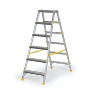 Pozostałe wyposażenie warsztatu - Aluminiowe stopnie dwustronne ALVE EUROSTYL, 2x6 stopni, wysokość 1,26 m - miniaturka - grafika 1