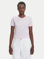 Koszulki i topy damskie - Converse T-Shirt Floral Chuck Taylor 10027751-A03 Różowy Regular Fit - miniaturka - grafika 1