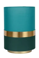 Lampy stojące - Lucide Tusse 10508/01/33 lampa stołowa lampka 1x40W E14 zielona - miniaturka - grafika 1