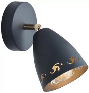 Candellux Kinkiet lampa ścienna spot Coty 1x40W E14 czarny 91-67159 - Lampy ścienne - miniaturka - grafika 1