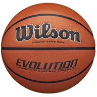 Koszykówka - Wilson Evolution Indoor Game Ball WTB0516XBEMEA, unisex, piłki do koszykówki, Pomarańczowe - miniaturka - grafika 1