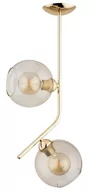 Lampy sufitowe - Alfa Lalen 62275 lampa wisząca zwis 2x60W E27 złota - miniaturka - grafika 1