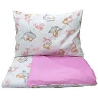 Pościel dla dzieci - POŚCIEL 160x100 DZIECIĘCA 2EL 100x160 + POSZEWKA 50X60 DO ŁÓŻECZKA ŁÓŻKA - miniaturka - grafika 1