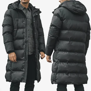 Kurtka Męska Płaszcz Frilivin S Czarny - Kurtki męskie - miniaturka - grafika 1