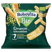 Przekąski dla dzieci - Bobovita BOBOVITA BIO Chrupeczki kukurydzianko - marchewkowe 20g - miniaturka - grafika 1