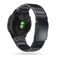 Akcesoria do smartwatchy - TECH-PROTECT STEELBAND GARMIN FENIX 3 / 5X / 3HR / 5X PLUS / 6X / 6X PRO / 7X BLACK USZKODZONE OPAKOWANIE - miniaturka - grafika 1