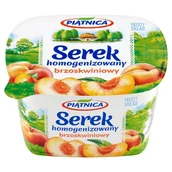 Desery mleczne - Piątnica Serek homogenizowany brzoskwiniowy 150 g - miniaturka - grafika 1