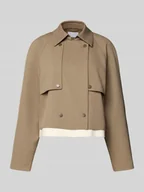 Marynarki i żakiety damskie - Trencz z zapięciem na zatrzaski - miniaturka - grafika 1