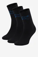 Skarpetki damskie - Reebok R0258-SS24 (3-pack) Czarny - miniaturka - grafika 1