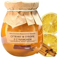 Syropy i koncentraty owocowe - Cytryna w syropie z cynamonem plastry 100% naturalna bez konserwantów - miniaturka - grafika 1