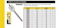Wiertła - Stanley WIERTŁO DO DREWNA PŁASKIE 8/154 mm 52090 STA52090-QZ - miniaturka - grafika 1