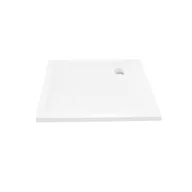 Brodziki prysznicowe - Brodzik kwadratowy New Trendy Mild Stone 80x80x4,5 biały akryl B-0541 - miniaturka - grafika 1